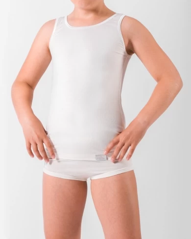 Girls' P.E.C.A. undershirt - bamboo