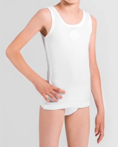 Boys' P.E.C.A. undershirt - cotton