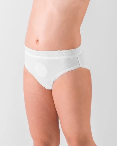 Girls&rsquo; P.E.C.A. Slip underpants - cotton - 2 pcs