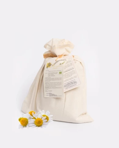 Small P.E.C.A. pillow - camomile - cotton