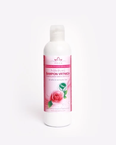 Naravni &scaron;ampon P.E.C.A. - vrtnica - 250 ml